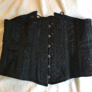 Noire waist training underbust corset